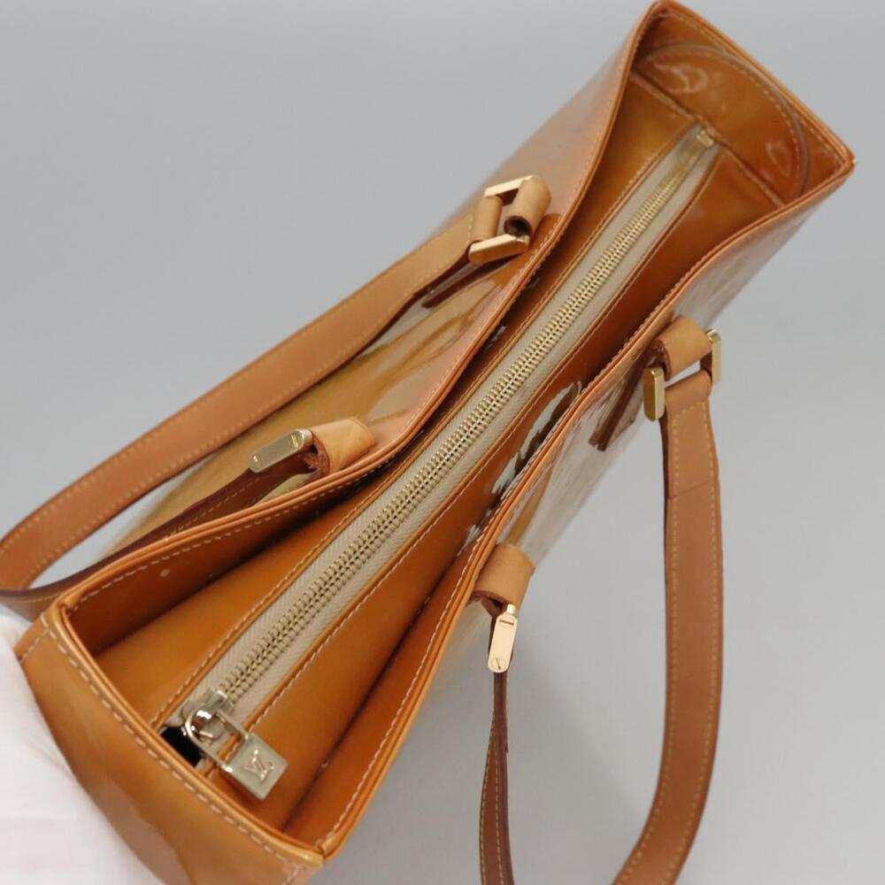 LOUIS VUITTON Monogram Vernis Columbus Tote Bag Beige M91023 - Picture 6 of 16